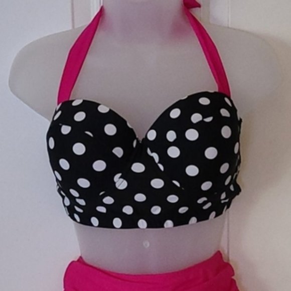 Polka Dot Halter 2 Piece - Picture 3 of 7